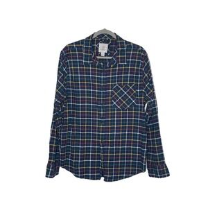Cloudveil men's XL plaid Cotton flannel Button Up Long Sleeve Shirt Multi Color